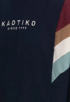 Kaotiko Crew Seattle Unisex - Sweatshirt - Navy/Dark Burgundy/Ivory -Best Clothing Store 98157f4454864c1abdca5def21c73e2c