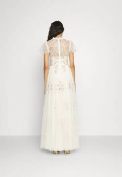 Needle & Thread Exclusive Petunia Cap Sleeve Gown - Occasion Wear - Cream -Best Clothing Store 9922a66ee664405f8ce5066a1ad06819