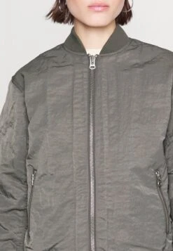 SAMSØE SAMSØE Mae Bomber - Bomber Jacket - Dark Brindle -Best Clothing Store 9c5e1f1eae8047ccb5634725923c70a1