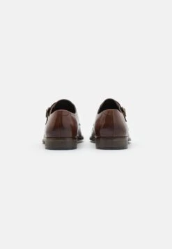 Pier One Leather - Smart Slip-Ons - Brown -Best Clothing Store 9d73c7f633734f1dbb2fe47e302cacb7
