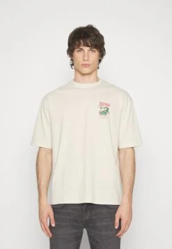 YOURTURN Crocodile Florida Graphic Tee Unisex- Print T-Shirt - Beige -Best Clothing Store 9ec5e68fe32d49e684b20f4423bf8c94