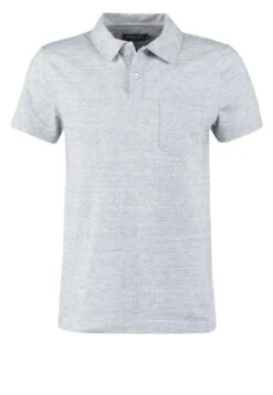Pier One Polo Shirt - Light Blue Melange -Best Clothing Store 9f27747c3af94c97bf54671545235957