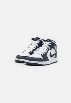 Air Jordan 1 Mid - High-Top Trainers - White/Metallic Gol/Obsidian -Best Clothing Store a3c1a1bf30624e8b85b0580099d3dbe5