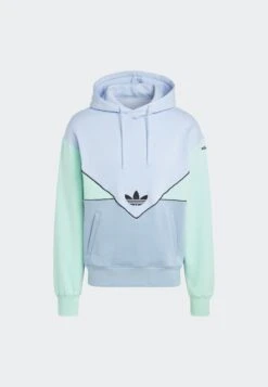 Adidas Originals Hoodie - Blue Dawn Ambient SkyEasy Green -Best Clothing Store a83e646d6c994184a353757216885644