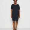 Marc O'Polo Dress Sportiv Style Slightly Egg Shaped Raglan Sleeve - Day Dress - Deep Blue Sea