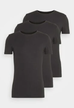 Pier One 3 Pack Muscle Fit- Basic T-Shirt - Black -Best Clothing Store ae0e343dfa2647b68dad7cd6f5e6671e