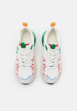 Tory Burch Good Luck Tech Trainer - Trainers - New Ivory/Green/Orange -Best Clothing Store aee2206afad04ba6ae93015167c39866