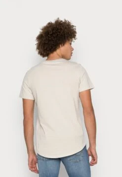 Jack & Jones Jjenoa Ss Crew Neck Noos - Basic T-Shirt - Moonbeam -Best Clothing Store afd11082de2b4b56bb90d16b15e6f1f0