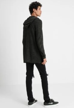 Pier One Cardigan - Black/Olive 9 Pier One Cardigan - Black/Olive -Best Clothing Store b1c42fa61d4b4b0ab71ca3de14a4aa30