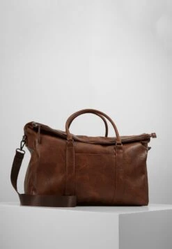 Pier One Unisex - Weekend Bag - Dark Brown -Best Clothing Store b47bf83c42a44f9cadb9f24fb08dea33