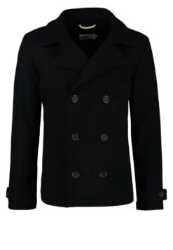 Pier One Short Coat - Black -Best Clothing Store b4b3b0a4ca0347ff877c35a17d756dfc