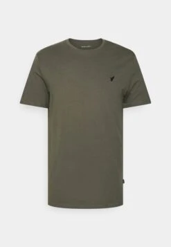 Pier One Unisex 5 Pack - Basic T-Shirt - White/Brown/Dark Blue -Best Clothing Store b7e09beb4f644943a45f210f6c79e412