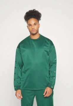 YOURTURN Unisex - Long Sleeved Top - Dark Green -Best Clothing Store b86c1b40ef744c01aa282409438137bc