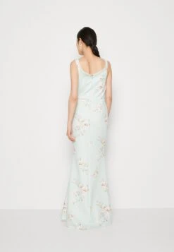 Wal G Wedding Kai V Neck Print Maxi - Occasion Wear - Sage Green -Best Clothing Store b8f34cd381c94d1eba910724451bd5ec