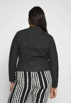 ONLY CARMAKOMA Caravana - Faux Leather Jacket -Best Clothing Store bd3b2f1e280542548c5ce490cfd9adbc