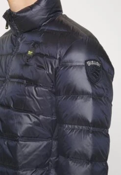 Blauer Basic High Neck Jacket - Down Jacket - Blue -Best Clothing Store bdf9f58e981f4fa9825011d363ba893a