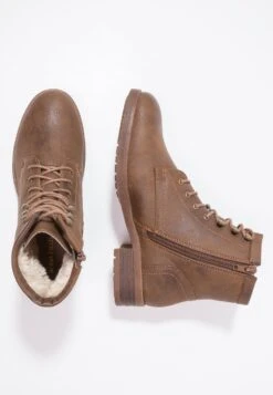 Anna Field Winter Boot - Lace-Up Ankle Boots - Coffee -Best Clothing Store be01f28626204beb8ebc507c55715f3f