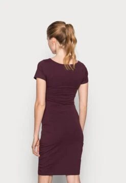2Er Pack Nursing Function Dress - Shift Dress - Black/Bordeaux -Best Clothing Store c339109625944cabac5e8afe8a5bf2a8