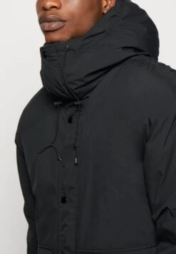 Abercrombie & Fitch Cloud Jacket - Winter Coat - Black -Best Clothing Store c5ecd315e0514684a65c5049f4a25e03