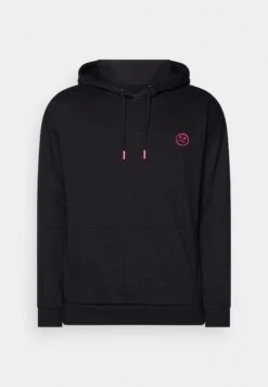 YOURTURN Embroidered Text Hoodie Unisex - Hoodie - Black -Best Clothing Store c692656bb29846b2a2927c8d86f929fa