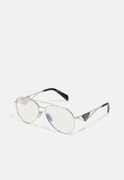 Prada Blue Light Glasses - Silver
