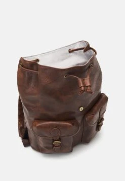 Pier One Unisex - Rucksack - Dark Brown -Best Clothing Store cbaa664768e24d0fbcb4f8acd20ca2d6