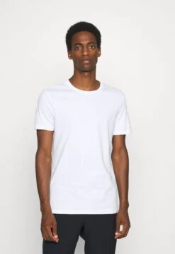 Pier One 5 Pack - Basic T-Shirt - White/Dark Grey/Black -Best Clothing Store ccaba947dedd40308da766d1715b11fa