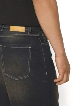 YOURTURN Unisex - Denim Shorts - Dark Blue Denim -Best Clothing Store d22c54e04f454e4aa07e175f9164d407