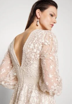 Needle & Thread Celestia Ribbon Mini Dress - Cocktail Dress / Party Dress - Champagne -Best Clothing Store d4bc2040b39f4de09ce9fbf900974871