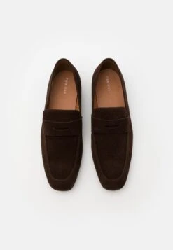 Pier One Smart Slip-Ons - Dark Brown -Best Clothing Store dabc48d8fca3488f88fd0b32e87a70fc
