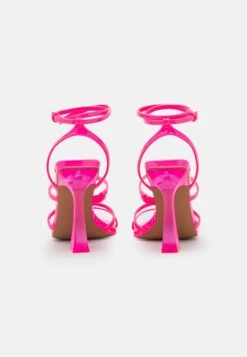 Call It Spring Vegan Laula - High Heeled Sandals - Bright Pink -Best Clothing Store dac43e8445714542b7301a72ad841013