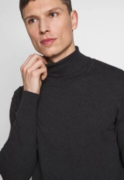 Pier One 2 Pack - Basic Turtleneck - Jumper - Black/Mottled Dark Grey -Best Clothing Store dae9b7478ecf4c01b32d63f49f06051a