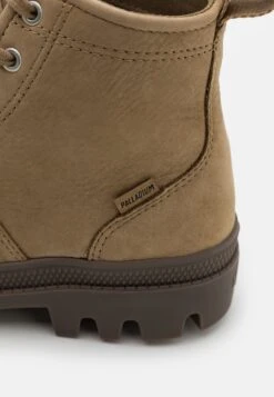 Palladium Pallabrousse Hi Wp Unisex - Lace-Up Ankle Boots - Bone Brown -Best Clothing Store dcec445e971f4aa099d1c428861226e8