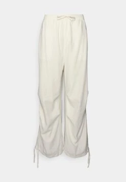 YOURTURN Genderless Parachute Unisex - Trousers - White -Best Clothing Store e139fd63cae746a1b32af638a2d54d38