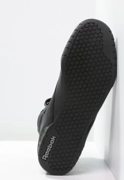 Reebok Classic Ex-O-Fit Leather Shoes - High-Top Trainers - Black -Best Clothing Store e19c1710ba544c609e420997023072f0