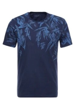Pier One Print T-Shirt - Blue -Best Clothing Store e19d02303035487b9d418bb94adf1ef5