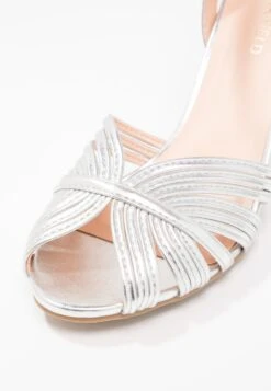 Anna Field High Heeled Sandals - Silver -Best Clothing Store ea04ad21495c4e15a72867a9a01404c0