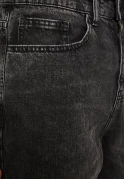 YOURTURN Unisex - Relaxed Fit Jeans - Black -Best Clothing Store eed415fe3bf843dfb4fd6e3c6f036c8a