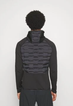 Peak Performance Argon Hybrid Hood - Fleece Jacket - Black -Best Clothing Store ef2c3e8b9b214fc28974da2b7cfb1ebe