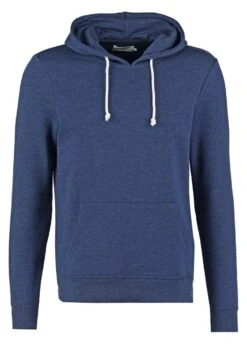 Pier One Hoodie - Dark Blue Melange -Best Clothing Store f3a94f8f97e247c3bb4faa3d974d02b8