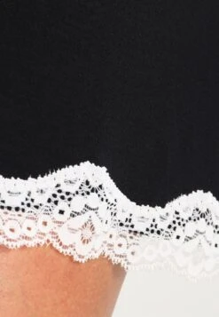 Anna Field Heidi Long Sleeves Viscose Nightdress - Nightie - Black -Best Clothing Store f833b7133ba747e99510b29e29947484