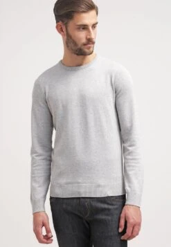 Best Clothing Store 39 Pier One Basic Crewneck - Jumper - Light Grey