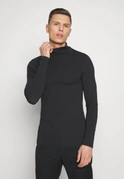 Pier One 2 Pack - Long Sleeved Top - White/Black -Best Clothing Store f96a38dd458040bb8ba797214d8d74e6