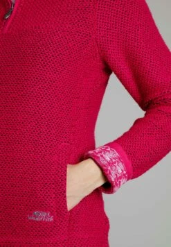 Aria 1/4 Zip Eco Macaroni - Jumper - Berry -Best Clothing Store f99389c33a074f729c07c2e723f9a68f