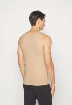 Pier One 3Pck Skin Tone Rib Vest- Undershirt - Beige -Best Clothing Store fae518a344d04f3ca025552b7e1d1d7b