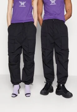 Best Clothing Store 5 YOURTURN Unisex - Cargo Trousers - Black